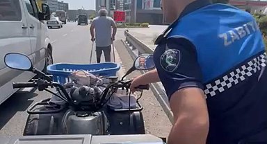 ATV'si bozulan özel bireyin imdadına zabıta yetişti