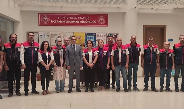 Aydın Tarım ve Orman İl Müdürü Temiz, Köşk'te personelle buluştu