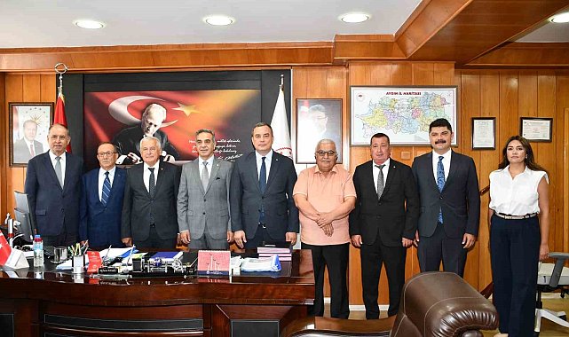 Aydın Ticaret Borsası yönetimi, İl Tarım ve Orman Müdürü Temiz'le görüştü