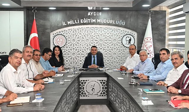 Aydın'da 2025-2026 eğitim öğretim yılı hazırlık toplantısı yapıldı
