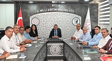Aydın'da 2025-2026 eğitim öğretim yılı hazırlık toplantısı yapıldı