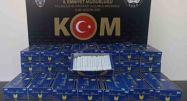 Aydın'da 8 bin 600 doldurulmuş makaron ele geçirildi