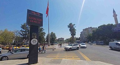 Aydın'da hissedilen sıcaklık 50 dereceye yaklaştı