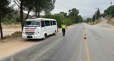 Aydın'da jandarmadan trafik denetimi