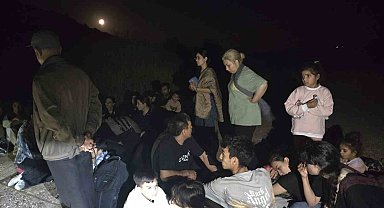 Ayvacık'ta 32 kaçak göçmen yakalandı