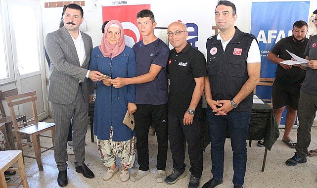 Ayvacık'ta depremlerin ardından toplam 580 konut sahiplerine teslim edildi
