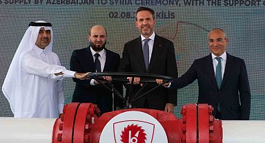 Azerbaycan gazının Türkiye üzerinden Suriye'ye ihracatı başladı