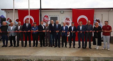 Bafra'da kamyon ve tır garajı hizmete açıldı