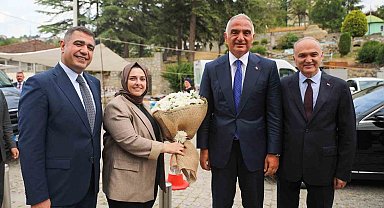 Bakan Ersoy, Düzce'de Konuralp Antik Kenti'ni ziyaret etti