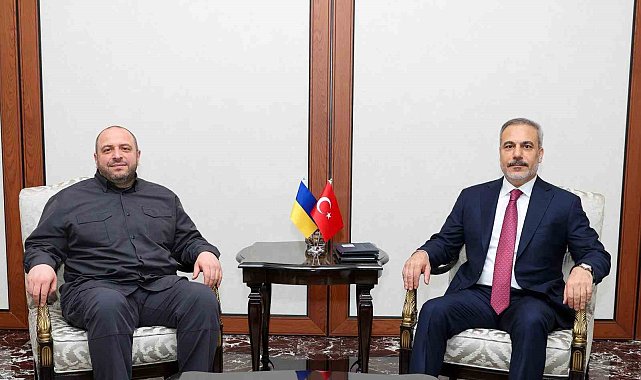 Bakan Fidan, Ukrayna Milli Güvenlik ve Savunma Konseyi Sekreteri Umerov ile görüştü