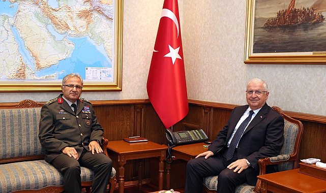 Bakan Güler, Kara Kuvvetleri Komutanlığına atanan Tokel'i kabul etti