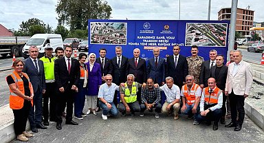 Bakan Uraloğlu'ndan Yomra yeni nesil kavşak inşaatında inceleme