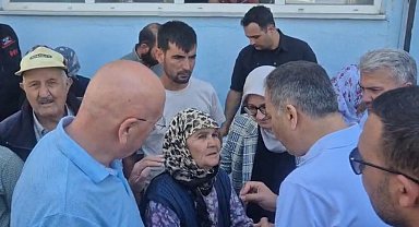 Bakan Yerlikaya, depremden etkilenen köyleri ziyaret etti
