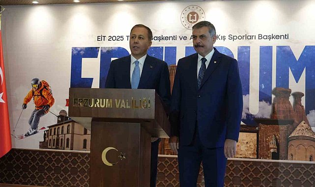 Bakan Yerlikaya Erzurum'da