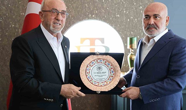 Bakanlar Elazığ Ticaret Borsası'nda: Başkan Dumandağ projeleri anlattı