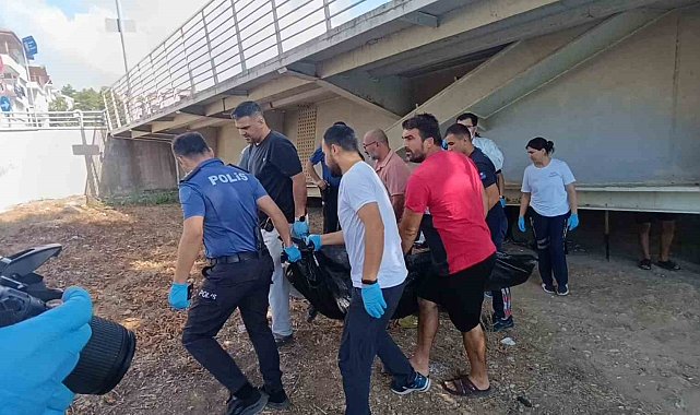 Balık avlamak için geldiği ırmakta ceset buldu