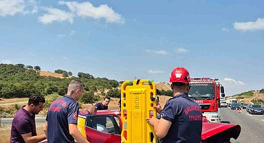 Balıkesir'de otoyolda zincirleme trafik kazası: 8 yaralı