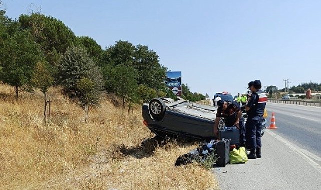 Balıkesir'de trafik kazası: 1 kişi yaralandı