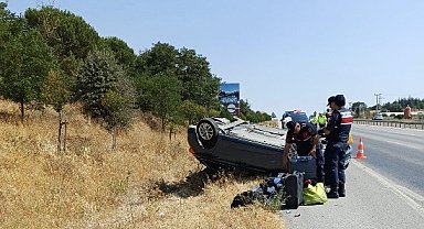 Balıkesir'de trafik kazası: 1 kişi yaralandı