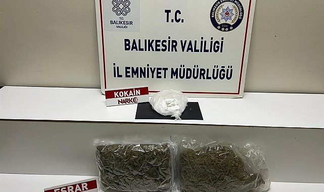 Balıkesir'de uyuşturucu operasyonu: 1 tutuklama