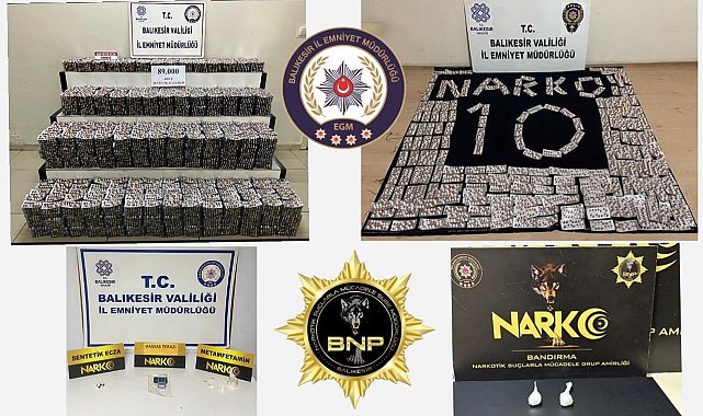Balıkesir'de uyuşturucu operasyonu: 6 tutuklama