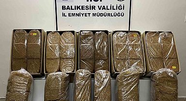 Balıkesir'de uyuşturucu ve kaçak tütün operasyonları: Çok sayıda uyuşturucu madde ele geçirildi