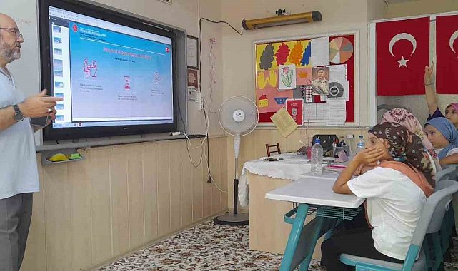 Bandırma'da Yaz Kur'an Kurslarında mahremiyet eğitimi