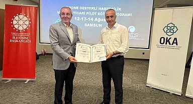 Basın mensuplarına 'İHA-1 Ticari Dron Eğitimi' tamamlandı