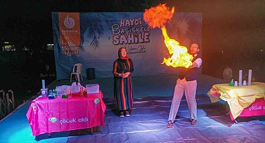 Başiskele Sahili'nde sahne bu kez çocuklarındı