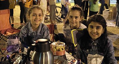 Başiskele'de çocuklar için açık hava sineması etkinliği
