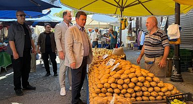 Başkan Aydın, Muradiye Pazarı'nda esnaf ve vatandaşla buluştu