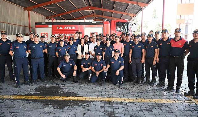Başkan Çerçioğlu ateş savaşçıları ile bir araya geldi
