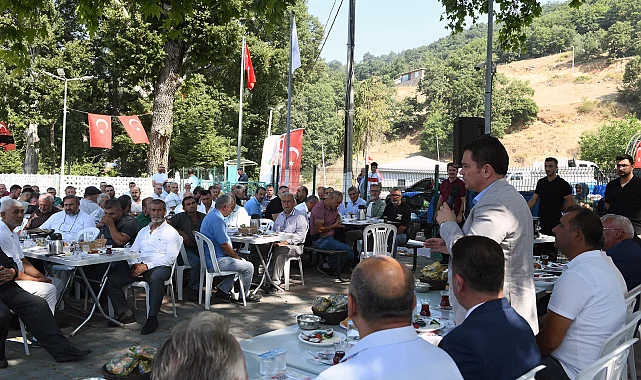 Başkan Erkan Aydın Mürseller'de vatandaşla buluştu