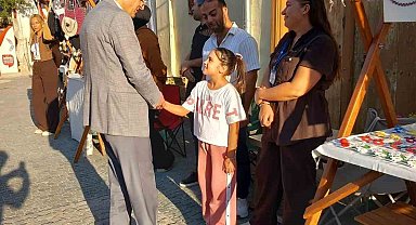 Başkan Eyüp Kahveci Germiyan Sokak'ta üreticilerle buluştu