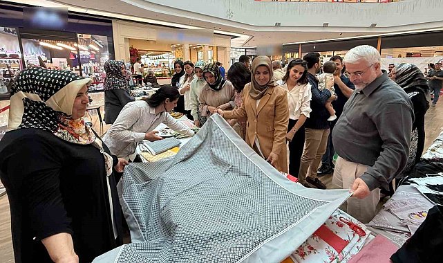 Başkan Kablan, ADEM ürünleri sergisini ziyaret etti
