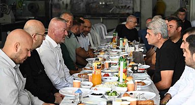 Başkan Karabatı sanayi esnafıyla kahvaltıda buluştu