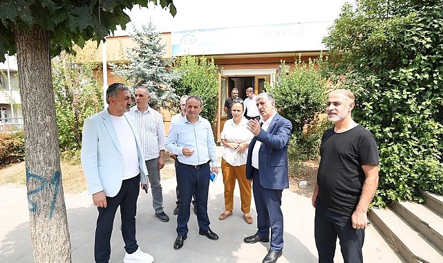 Başkan Ömeroğlu yeni kurulacak afet koordinasyon merkezini inceledi