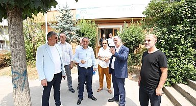 Başkan Ömeroğlu yeni kurulacak afet koordinasyon merkezini inceledi