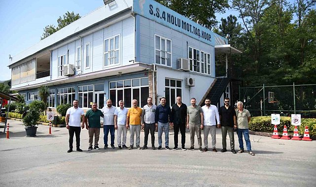 Başkan Özlü, şoförlerin sıkıntılarını yerinde dinledi