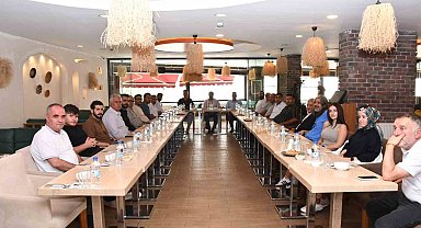 Başkan Taşkın basın mensupları ile bir araya geldi
