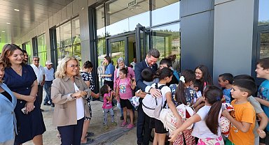 Başkan Tatık kırsaldaki çocukların yüzme öğrenmesini sağlıyor
