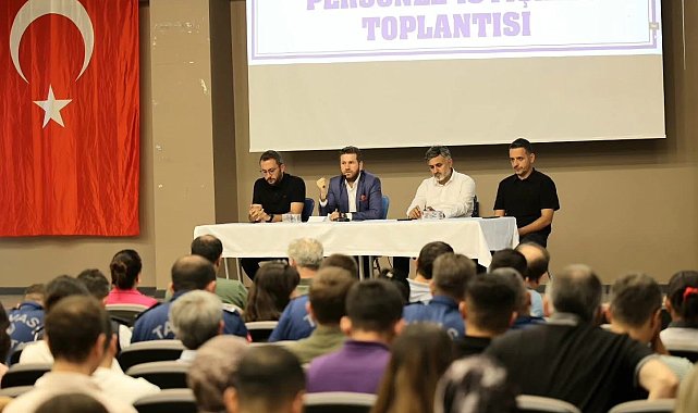 Başkan Tatık, Tavas'a daha kaliteli hizmet için personeliyle bir araya geldi
