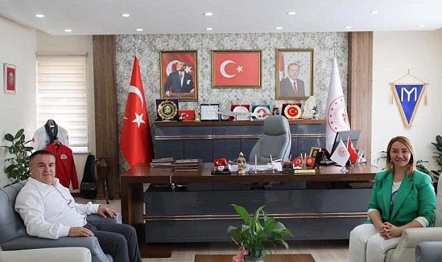 Başkan Tekin, İl Müdürü Demir ile bir araya geldi