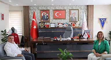 Başkan Tekin, İl Müdürü Demir ile bir araya geldi