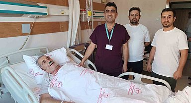 Batman Eğitim ve Araştırma Hastanesi'nde ilk kez uygulanan yapay mesane ameliyatı hastaya şifa oldu