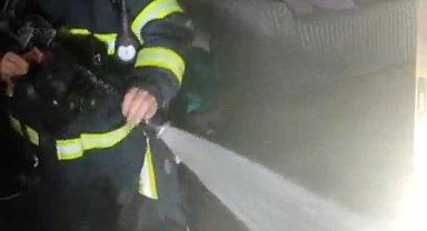 Batman'da evde çıkan yangında 1 kişi dumandan etkilendi