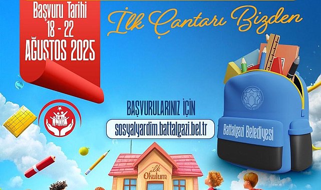 Battalgazi Belediyesi'nden ailelere kırtasiye desteği