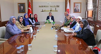 Bayburt'ta el emeği ürünler ve kadın istihdamına yönelik çalışmalar değerlendirildi