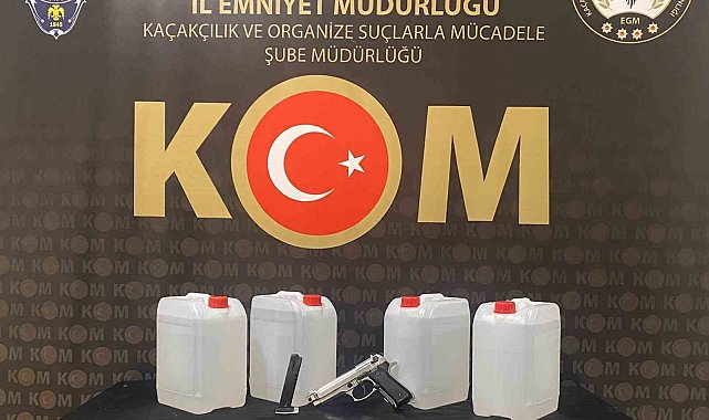 Bayburt'ta sahte alkol operasyonu