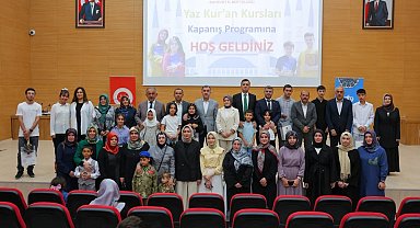 Bayburt'ta Yaz Kur'an Kursları kapanış programı düzenlendi